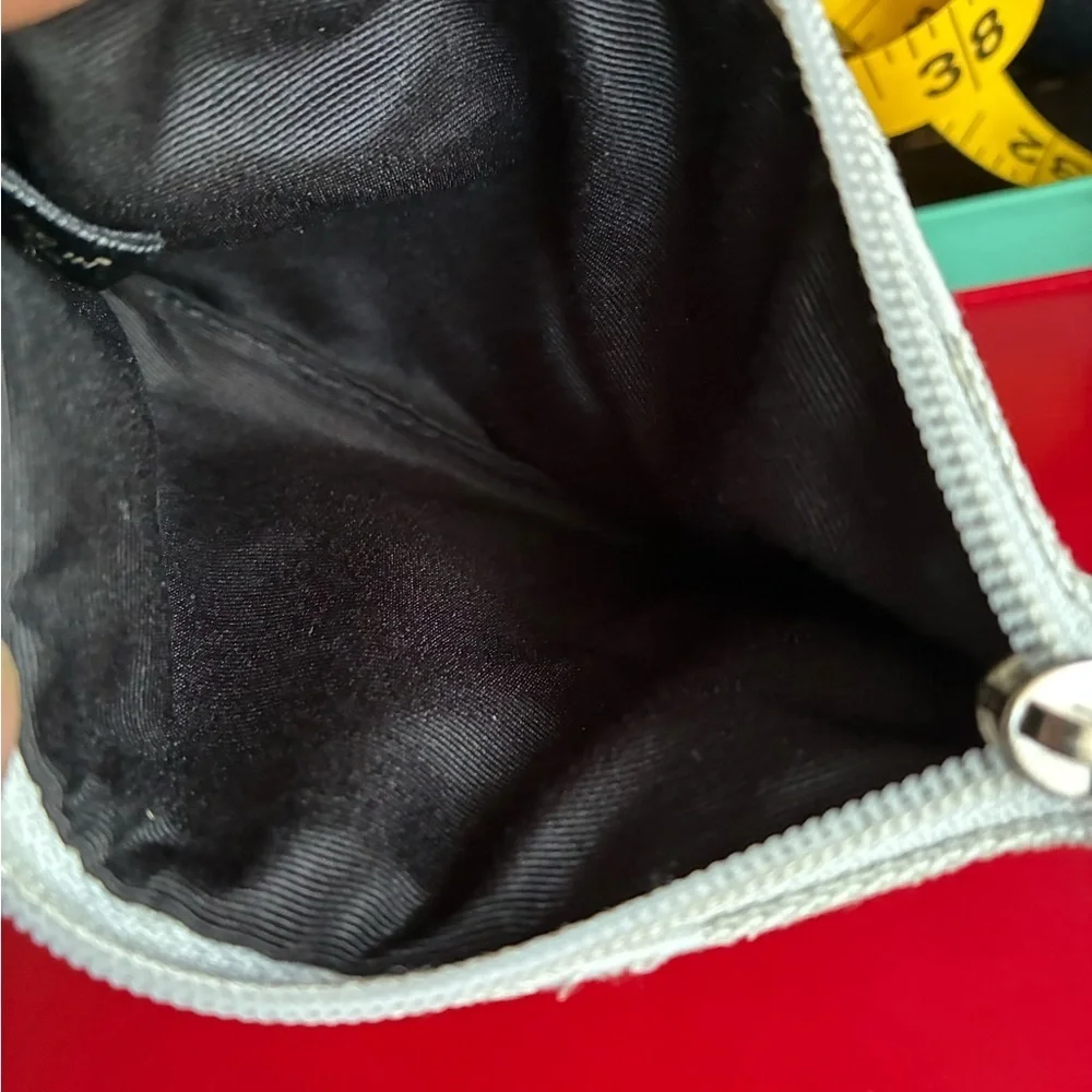 Coach Silver Signature Wristlet